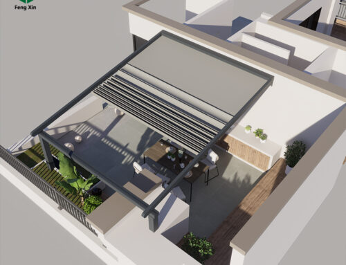 PVC Retractable Roof Pergola