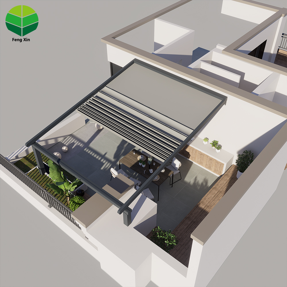 PVC Retractable Roof Pergola