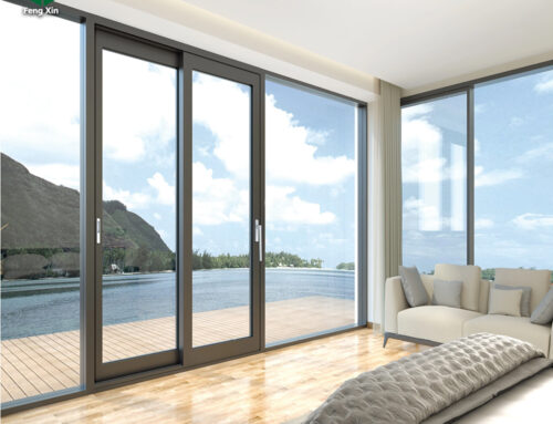 Heavy-duty glass door