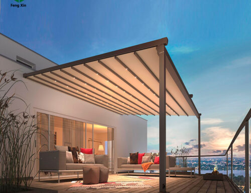 PVC Retractable Roof Pergola-Norway