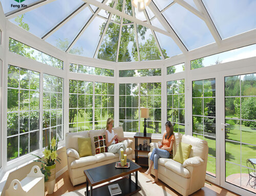 Sunroom with a diamond-shaped roof-Australia