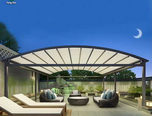 Curved PVC Pergola, White PVC Pergola