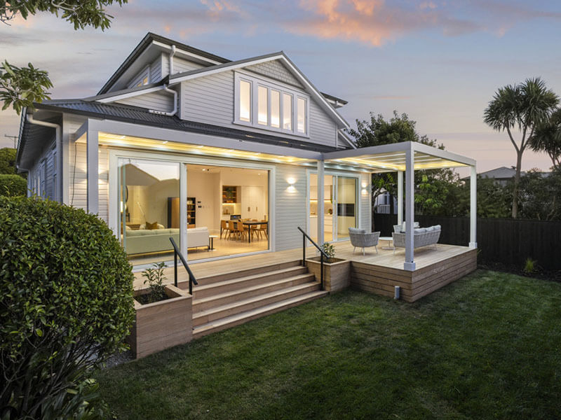 L-Shape Aluminum Louvered Pergola