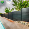 Durable 6ft Aluminum Privacy Fence Panels - Easy Installation Embossed Design for Garden & Home