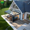 2 Aluminum Freestanding Sunrooms & Patio Covers Winter Gardens Glass Houses