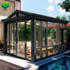 Customized High Quality Laminated Tempered Glass Free Standing Housed Gable Sunroom