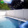 Durable 6ft Aluminum Privacy Fence Panels - Easy Installation Embossed Design for Garden & Home