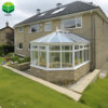 Diamond Roof Aluminium Winter Garden Gable Roof Windows Sunroom Laminated Glass