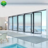 Hurricane-Proof Aluminum Bi-Fold Doors - Soundproof Low-E Glass Folding Patio System