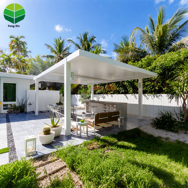 Fixed Roof Aluminum Pergola Carport Canopies & Carports Car Parking Garage with Garden Sheds