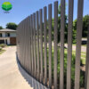 Durable 6ft Aluminum Privacy Fence Panels - Easy Installation Embossed Design for Garden & Home