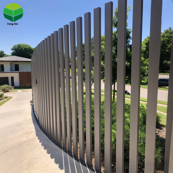 Durable 6ft Aluminum Privacy Fence Panels - Easy Installation Embossed Design for Garden & Home