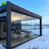 微信图片_20260115141600_559_38 Luxury Garden Gazebo Motorized Bioclimatic Snowproof Aluminum Patio Roof Outdoor Louvered Aluminium Pergola