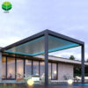 Bioclimatic Aluminium Gazebo Contemporary Pergola Motorized with LED Light